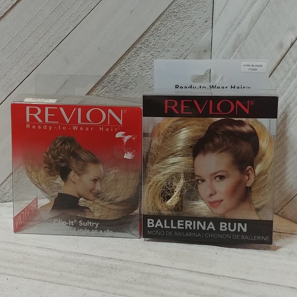 🎉2/$16 New Revlon 2pcs. Dark Blonde Hair Accents - Picture 1 of 3